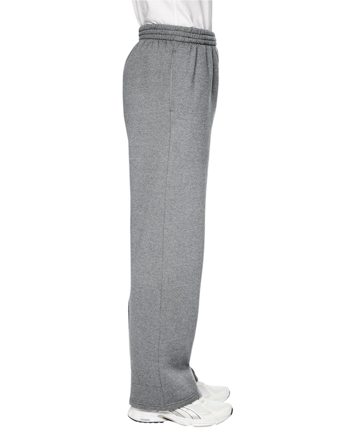 Open Bottom Sweatpants - Grey/Blue